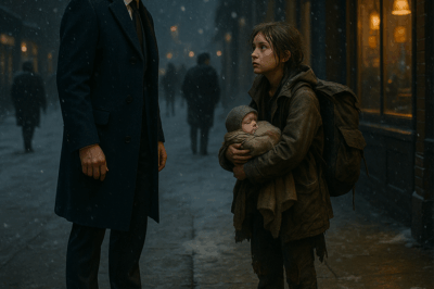 Winter in Chicago was never kind, but that afternoon felt particularly cruel. Daniel Harlow, CEO of Harlow Industries, stepped out of a café, tightening his wool coat against the icy wind. His life was predictable: business meetings, expensive suits, and strict routines—no room for distractions. But then he heard it.