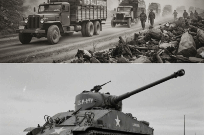 How a Dismissive German High Command Mocked American Supply Lines, Only to Be Stunned When the Unstoppable Red Ball Express Turned Patton’s Lightning-Fast Advance into a Rolling Storm Across Europe