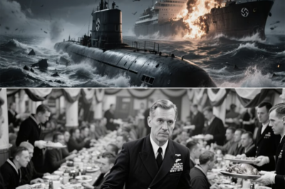 “The Night U.S. Captains Shared Christmas Dinner With Four Hundred U-Boat Crewmen: The Forgotten 1944 Story of Candlelight, Surrender, Silent Fear — and the Moment Enemies Became Human Again”