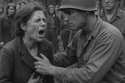 How an American Soldier Discovered a German Woman POW’s Mysterious Hidden Injury That “Burned When Touched,” Unraveling a Chain of Misunderstandings, Fear, and Humanity That Transformed a Tense Standoff Into an Unexpected Moment of Compassion