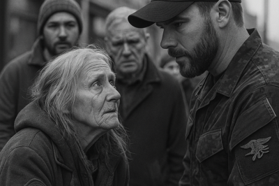 The Moment a Former SEAL Realized the “Homeless Woman” Wore a Christmas Eve Patch He Thought Only His Lost Teammate Owned — And the Discovery That Sparked a Tense, Life-Changing Conversation