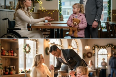 Lonely Wheelchair Girl Told the Exhausted Single Dad CEO, “I Saved This Seat for You,” and What They Shared Over Coffee Quietly Rewired Both Their Broken Hearts That Rainy Afternoon