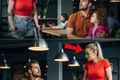 She Asked the Single Father If She Could Share His Table, but When the One-Legged Young Woman Revealed the Truth Behind Her Smile, His Life — and His Daughter’s — Changed in a Way He Never Expected