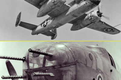Dismissed as a Crazy Tinkerer, One Captain’s Midnight Welding Trick on His B-25’s Nose Turned a Slow Medium Bomber into a Ship-Killing Beast That Shredded Japanese Destroyers Hugging the Waves