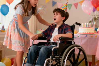 My Sister Shoved Me Out of My Wheelchair at Her Birthday Party Screaming “Stop Faking for Attention,” but When Doctors Exposed the Truth About My Condition in Front of Our Family, Her Jaw-Dropping Reaction Changed Our Relationship Forever That Night
