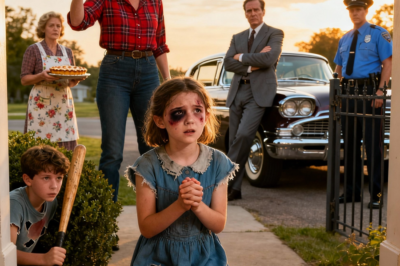 “The Terrifying Scene That Misled an Entire Neighborhood: Why a Little Girl With a Black Eye Begged ‘Don’t Hurt My Brother!’ Just as Her Stepmother Lifted Her Arm—Moments Before a Passing Millionaire Stopped and Uncovered a Shocking, Unexpected Truth That Changed Everything”