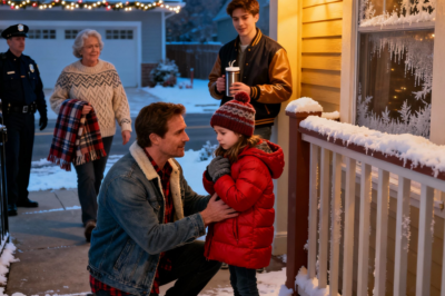 “I Returned Home on Christmas Expecting Warm Lights and Joy, Only to Discover My 7-Year-Old Daughter Trembling Alone in the Cold on Our Porch—What I Uncovered After Opening the Door Changed Everything I Believed About My Own Home Forever”