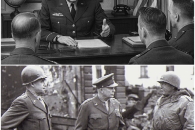 THE BLUNT COMMAND: What Eisenhower Said When Patton Defied Every Order and Risked the Entire Allied Front