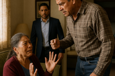 The Stunning Moment an Elderly Mother Cried “Please Don’t Hurt Me Anymore!” Without Realizing Her Millionaire Son Had Arrived, Triggering a Shocking Chain of Revelations, Misunderstandings, and Hidden Family Secrets That Completely Transformed the Most Powerful Man in Town Forever