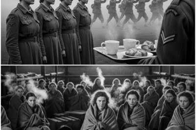 Terrified German Female POWs Spent All Night Waiting for What They Believed Was Their Dawn Execution Only to Collapse in Shock When British Soldiers Arrived Not With Weapons but With Hot Breakfast, Blankets, and a Truth That Rewrote Everything They Thought They Knew
