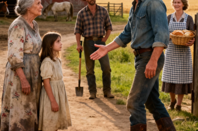 She Was a Broke Widow With a Little Girl and One Suitcase—Then a Hard-Edged Rancher Opened His Gate, Spoke Four Words That Froze the Town’s Gossip Cold, and Uncovered a Buried Promise That Changed Their Lives Overnight