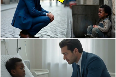 “A Tearful Millionaire Froze in Shock When a Lonely Boy Looked Up at Him and Whispered a Heart-Shattering Secret That Changed Everything, Igniting a Chain of Emotional Revelations, Hidden Truths, and a Decision That Would Alter Both of Their Lives Forever”