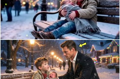“A Powerful CEO Was Heading Home on a Stormy Night When a Shivering Boy Whispered a Desperate Plea About His Freezing Little Sister, Triggering a Series of Alarming Discoveries, Hidden Truths, and Unforgettable Events That Would Completely Transform the Executive’s Life Forever”
