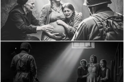 “A Sudden Cry of ‘Don’t Shoot, She’s Pregnant!’ Froze Everyone in Place as Shocked German Women Watched American Soldiers Slowly Lower Their Rifles, Leading to a Chain of Unexpected Revelations, Hidden Motives, and Life-Changing Events None of Them Ever Imagined”