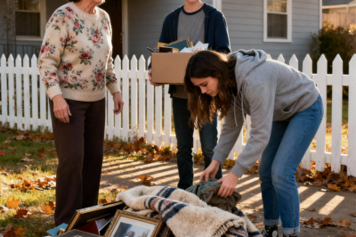 “When a Furious Daughter-in-Law Threw Her Mother-in-Law’s Belongings Into the Yard to Move Her Own Mom In, She Had No Idea the Shocking Consequences, Hidden Secrets, and Unexpected Revelations That Would Leave Everyone Speechless Only Hours Later”