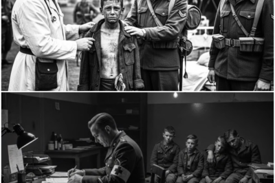 “When a Frail Fourteen-Year-Old German Soldier Arrived at a British Camp Weighing Only Sixty-Eight Pounds, Doctors Expected a Routine Evaluation — Instead They Discovered a Chain of Hidden Events, Unsettling Clues, and a Mystery That Completely Challenged Everything They Thought They Knew”