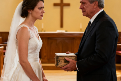When The Bride Publicly Shoved Her Own Father Away At The Altar And Told Him He Was Dead To Her, Guests Gasped—But The Envelope He Quietly Placed On The Pastor’s Bible Seconds Later Secretly Rewrote Her Entire Future Life Forever