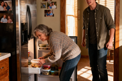 He Came Home Without Warning And Caught His Elderly Mother Sneaking Cold Leftovers From The Trash, But When He Discovered Who Had Locked Away Her Food And Money His Reaction Shook Their Entire Mansion To Its Foundations